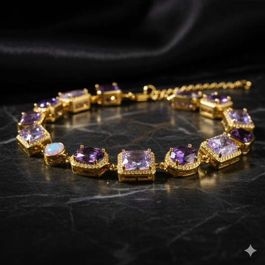 MD levendulás karkötő