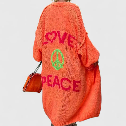 Yosha - Patchwork kötött kardigán